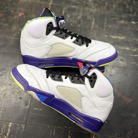 Air Jordan 5 Alternate Bel-Air Retro Size 10.5 Mens White Sneakers DB3335-100 - Picture 2 of 6